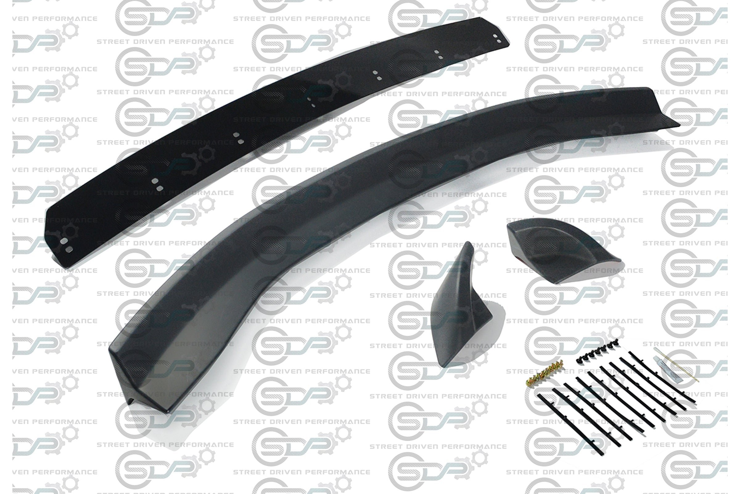 2016-2018 6th Gen Camaro - "Type 1 Track Package" Rear Trunk Spoiler with Extended Wickerbill - for all models